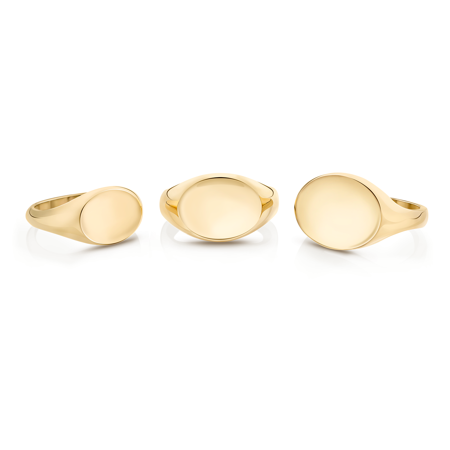 Landscape Oval Signet Ring